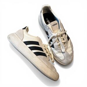 Adidas Cream and Black Sneakers